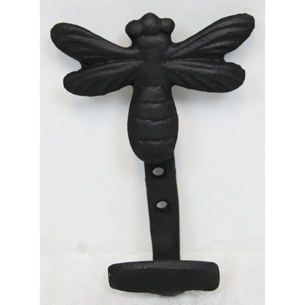 Southern Living Honey Of A Hanger Set 40347 3 Pc Wall Mounted Black Iron Bee